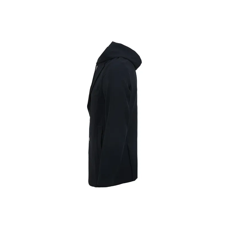 EMPORIO ARMANI Blazer With Dickey And Hood Made Of Canneté Fabric-2