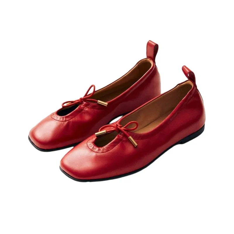 ALOHAS Rosalind Casual Single Shoes Women's Red-2