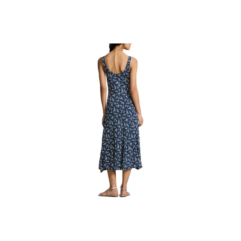 Polo Ralph Lauren SS24 Sleeveless Dress Women's Daisy Pattern-1