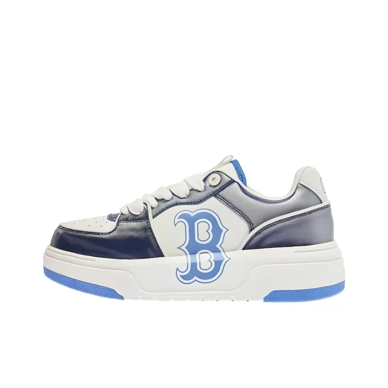 MLB Chunky Liner Slip Resistant Cushioning Low Top Skateboard Shoes Unisex Navy Blue-0