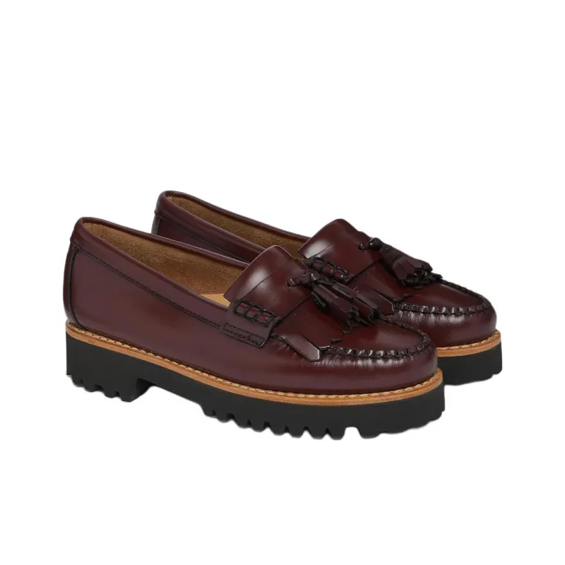 G.H. Bass & Co. Esther Kiltie Loafers Women's Burgundy-2