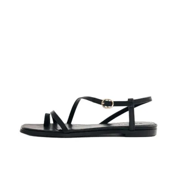 ALOHAS Sloane Black Strap Sandals Women's Black