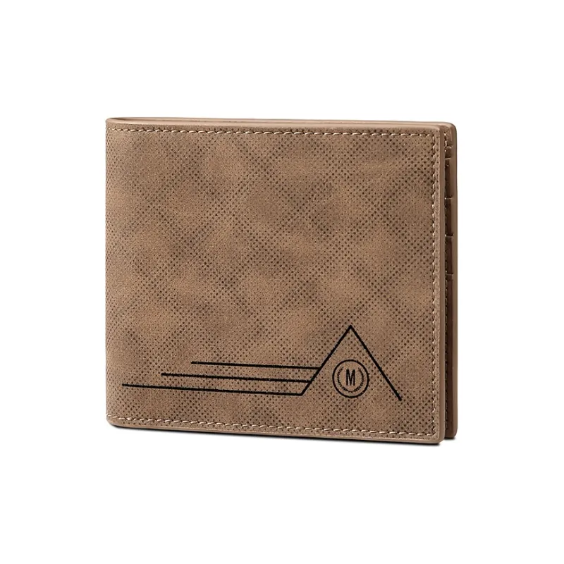MashaLanti Synthetic Leather Wallet Men's Coffee-1