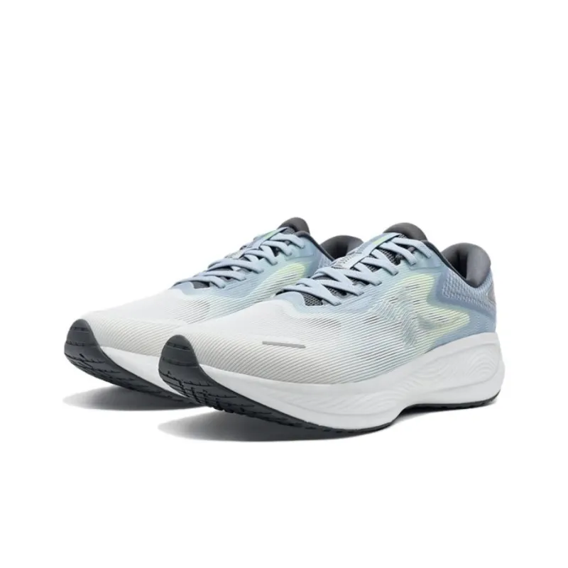 XTEP Cushioning Rebound Low-Top Running Shoes Men's White Blue Green-2