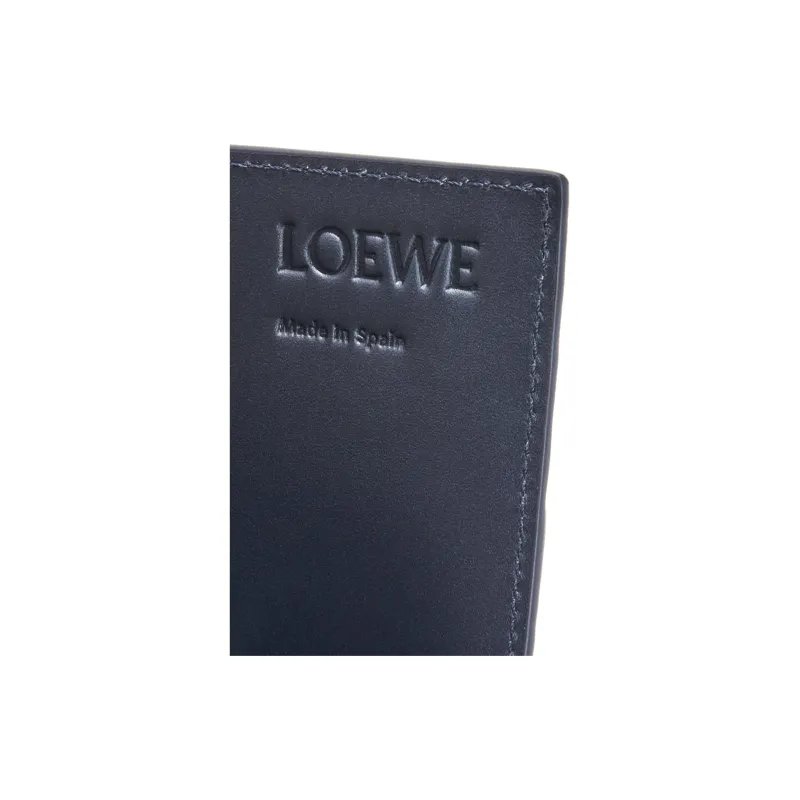 LOEWE Calfskin Card Holder Men's Dark Marine Blue-3
