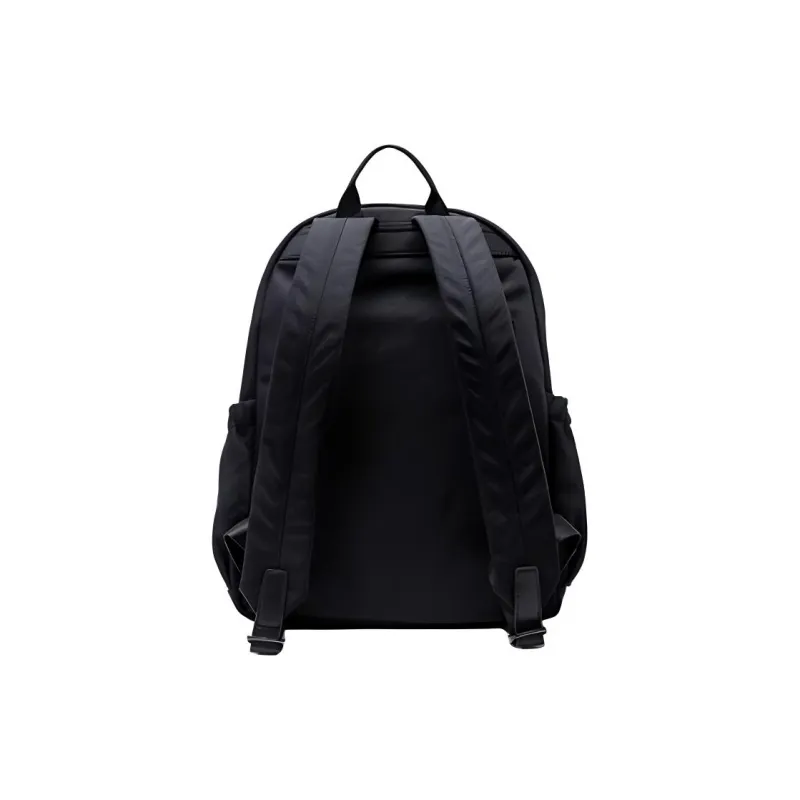 Why Oxford Backpack Large Size Women's Black-5