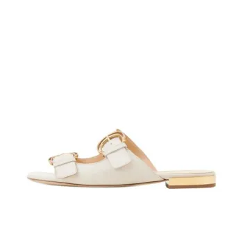 Chloe Slide Slippers Women's White