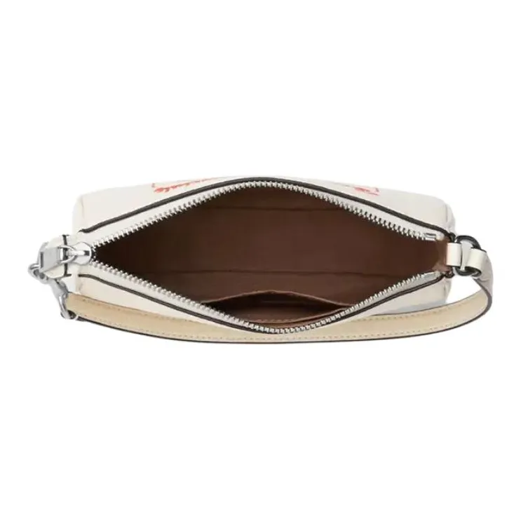COACH Nolita Leather One Shoulder Handbags Small Size Women's White-2