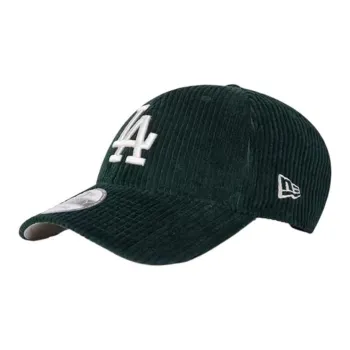 New Era Cotton Corduroy Baseball Caps Unisex Dark Green