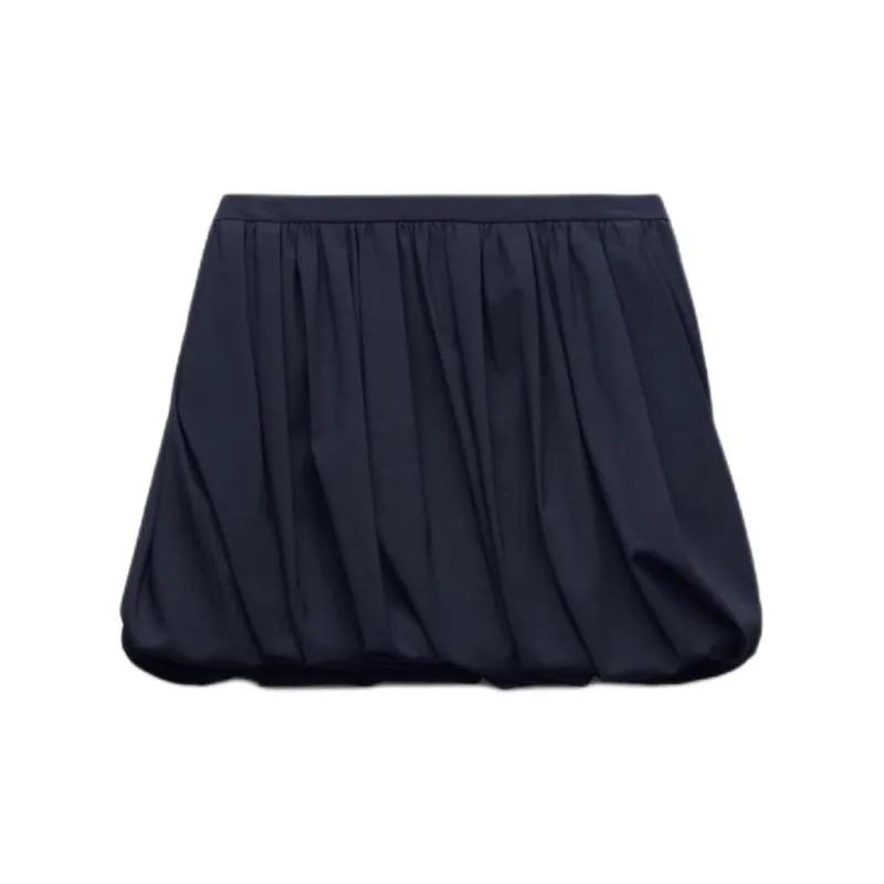 ZARA Casual Short Skirts Women's Blue-1