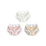 3 Pack (Group A-Ice Silk Seamless-White+Pink+Skin)