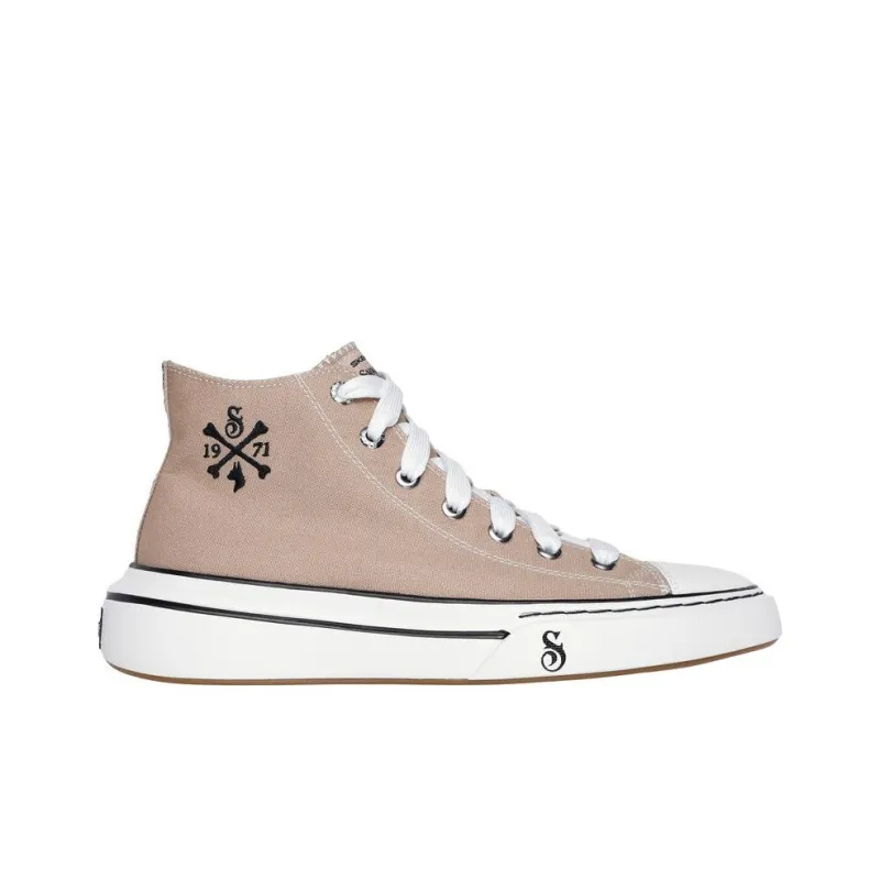 Snoop Dogg x Skechers SNOOP One - Doggy Bonez Anti-Slip And Wear-Resistant Support High-Top Canvas Shoes Men's Brown-1