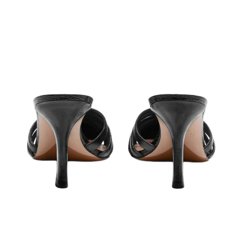 Paris Texas 80mm Nadia Mules Women's-5