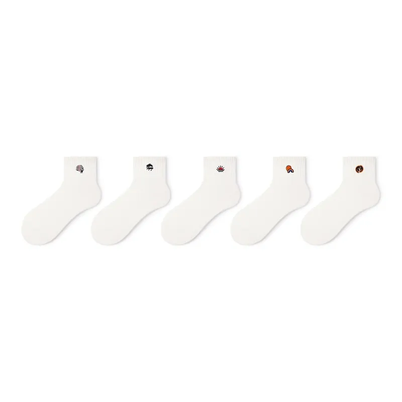 Primeet Mid Calf Socks Unisex 5 Pack-9