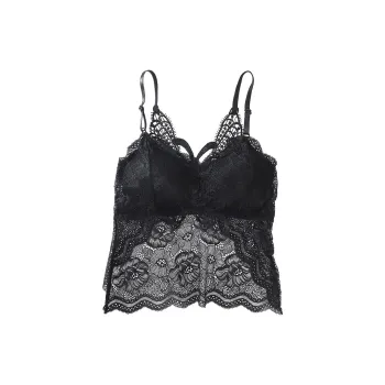 Flowers In Water Camisole Women's Black