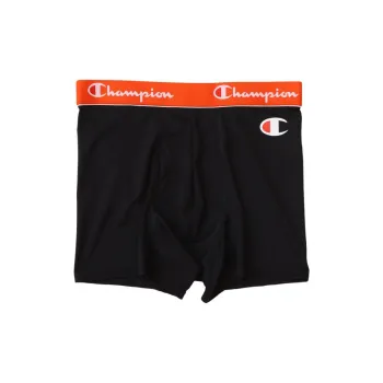 Champion SS24 Underpants Men's 1 Pack Black/Orange