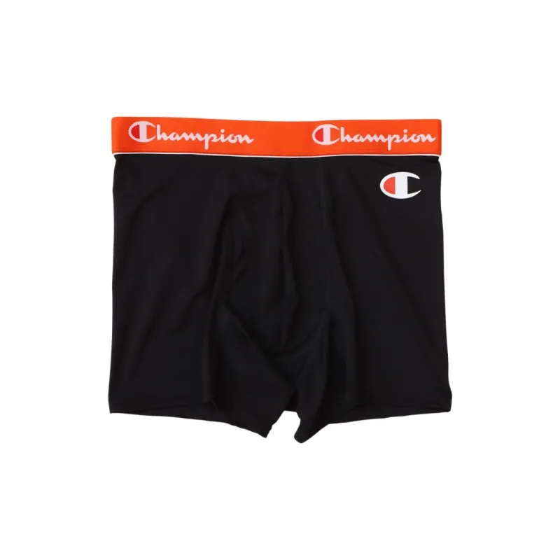 Champion SS24 Underpants Men's 1 Pack Black/Orange-0