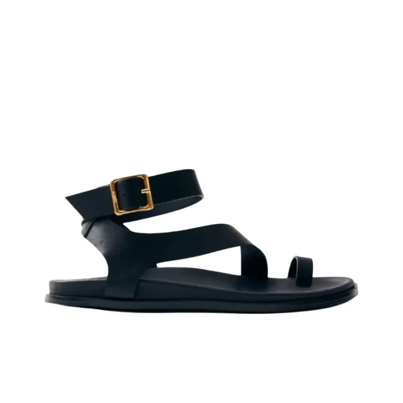 ALOHAS Myles Strap Sandals Women's Black-1