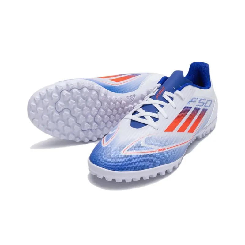 Adidas F50 Club Tf 'White Solar Red Lucid Blue'-2