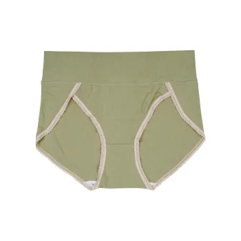 Flowers In Water Underpants Women's 1 Pack Verdant Green