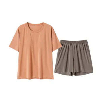Close-fitting Areas Pajama Set Women's