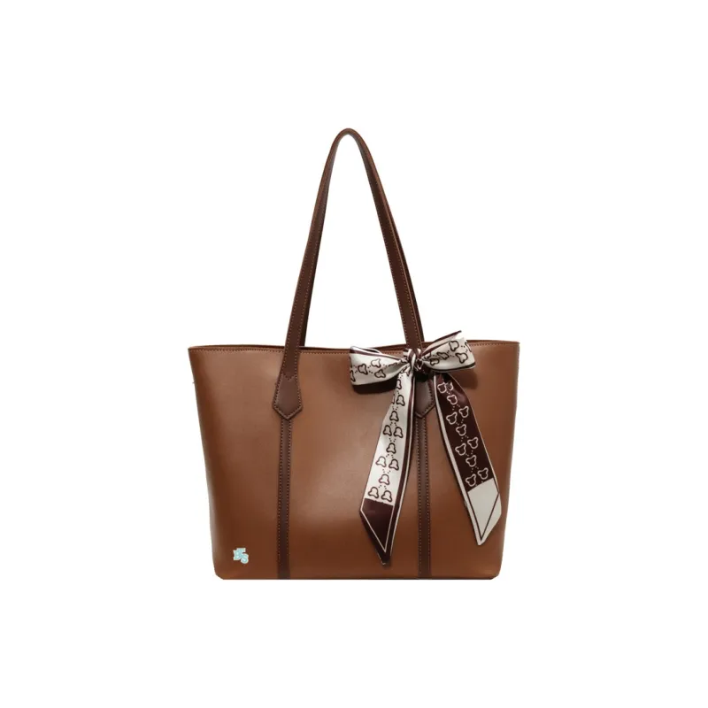 BETTERSAY PU Tote Bag, Shoulder Bag Regular Women's Black/Brown/Ecru/Coffee-3
