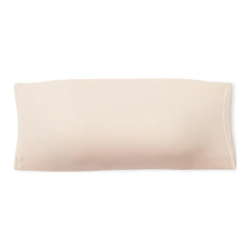Victoria's Secret PINK BASE STRETCH BANDEAU BRA / Marzipan Bra Women's Beige-0
