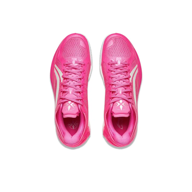 LiNing Blade 4V2 Cushioning Slip Resistant Support Lightweight Rebound Low Top Basketball Shoes Men's Pink-3