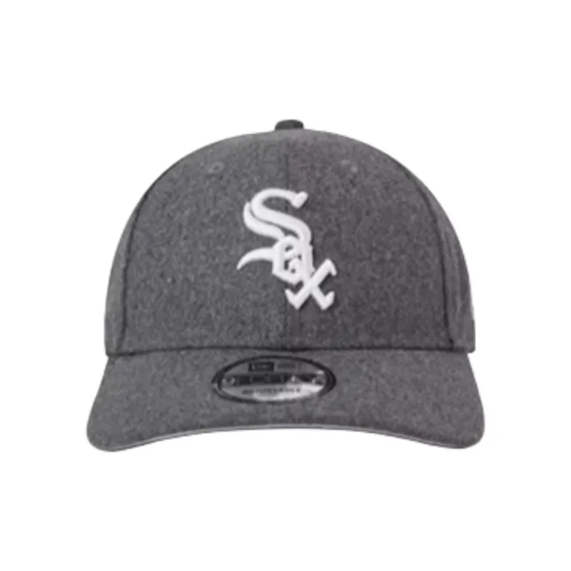 New Era Sheep Wool Viscose Fibers Cotton Polypropylene Polyester Baseball Caps Unisex Gray-0