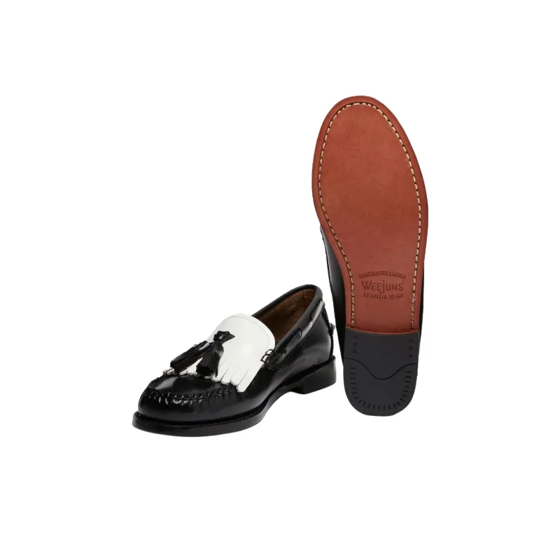 G.H. Bass & Co. Esther Kiltie Loafers Women's Black-5