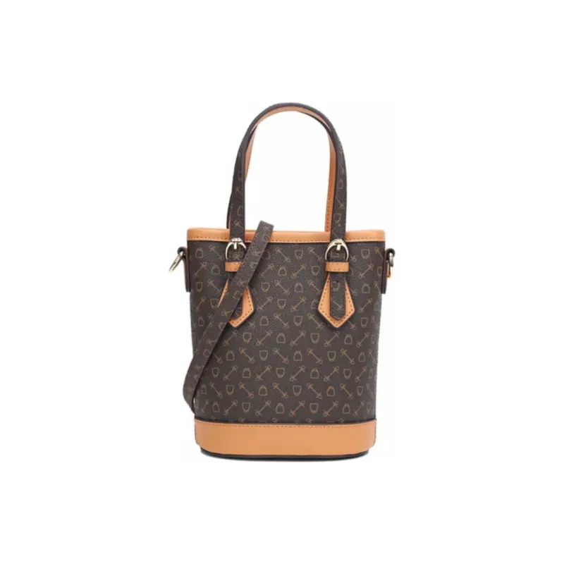 Why Artificial Leather Shoulder Bag, Crossbody Bag, Handbag Mini Women's Apricot/Coffee-9