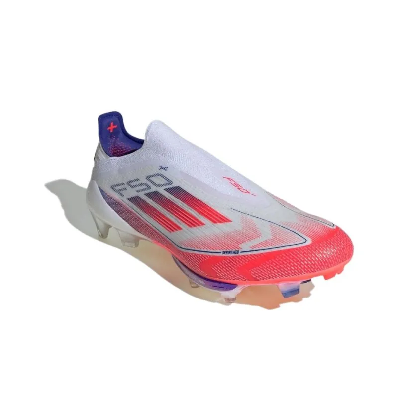 Adidas F50+ Elite Laceless Fg Cloud White Solar Red-2