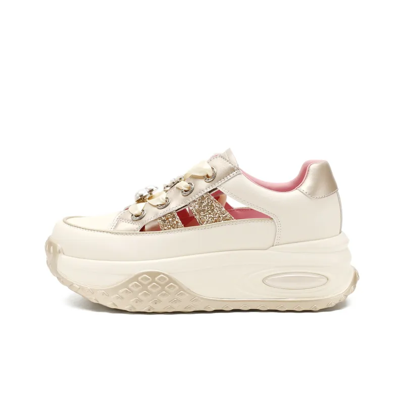 D:FUSE SCANDINAVIA Ah-Gan Shoes Low-Top Chunky Sneakers Women's-6