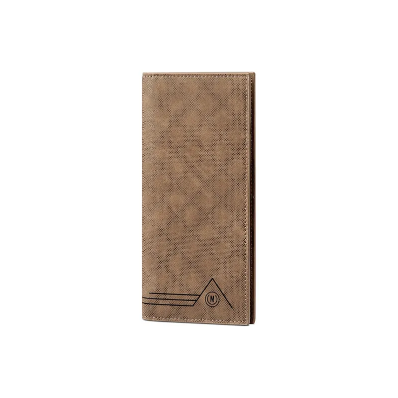 MashaLanti Synthetic Leather Wallet Men's Coffee-5