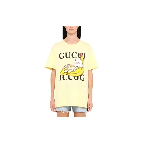 GUCCI T-Shirts Women's Yellow