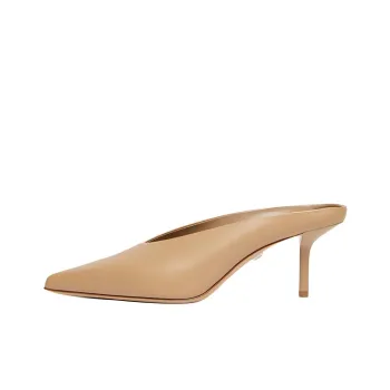 MaxMara Closed Toe Slippers 6.5cm Women's Beige