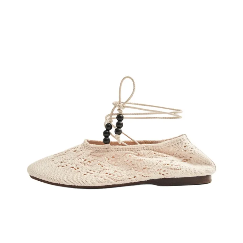 ALOHAS Casual Single Shoes Women's Beige-0