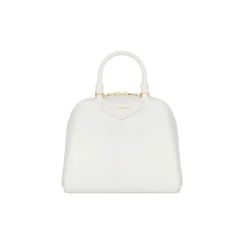 Givenchy Antigona Bright Buffalo Leather Shoulder Bag, Crossbody Bag, Handbag Mini Women's White