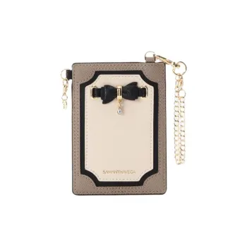 SAMANTHA THAVASA Synthetic Leather Card Holder Women's Multicolor