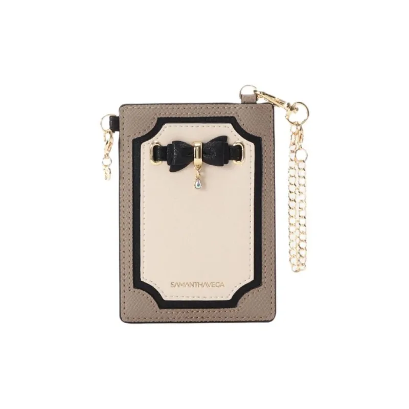SAMANTHA THAVASA Synthetic Leather Card Holder Women's Multicolor-0