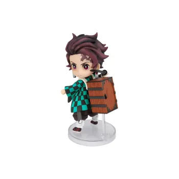 BANDAI Figuarts Mini Demon Slayer Kamado Tanjiro Action Figure Green & Brown