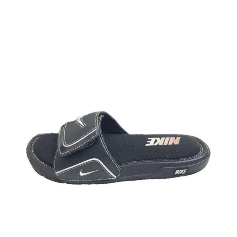 Nike Comfort Slide Slip-Resistant Abrasion-Resistant Slide Slippers Men's Black-0