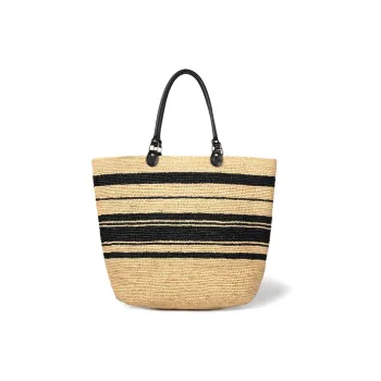 Beau Today Handbags Beige Black