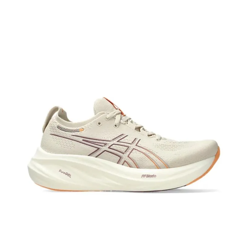 Asics Gel Nimbus 26 Oatmeal Faded Orange Women's-1