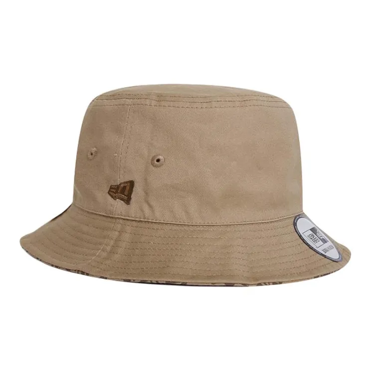 New Era Cotton Bucket Hats Unisex Sand-1