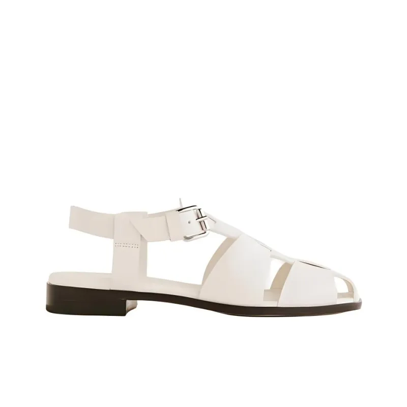 REFORMATION Freya Roman Sandals Women's White-1