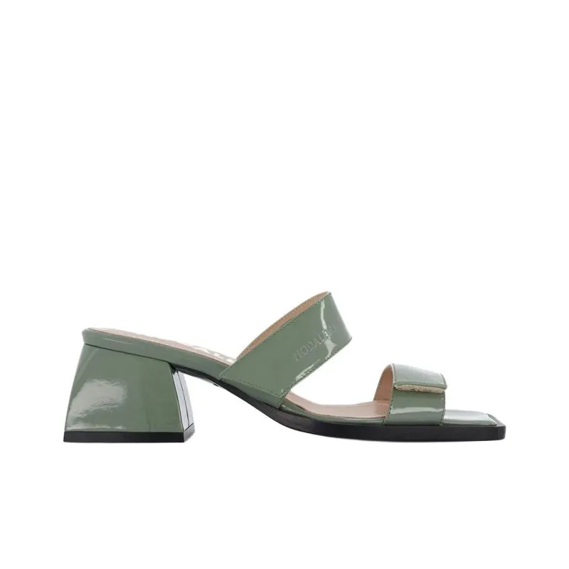 NODALETO Double strap Patent leather Sandals Women's-1