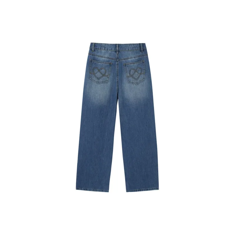 LEDIN Jeans Women's Denim Blue-1