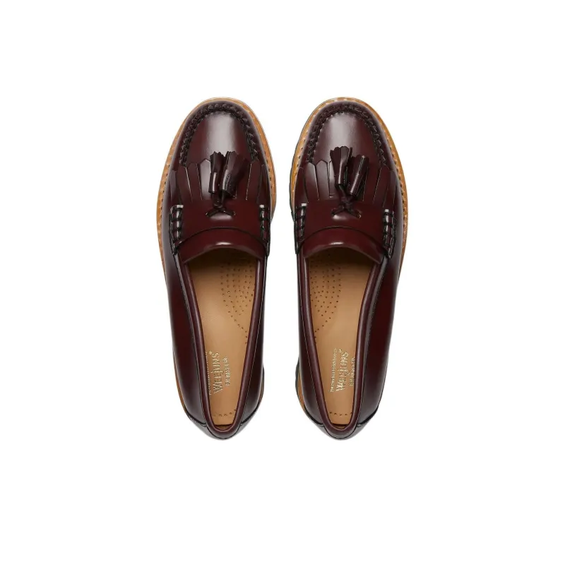 G.H. Bass & Co. Esther Kiltie Loafers Women's Burgundy-3