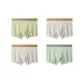 4 Pack (Light Yellow+Light Apricot+Light Apricot+Mint Green)